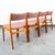 Set of 4 Danish oak dining chairs. Recently imported directly from Denmark. Unsigned examples. A classic style for any space.