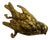 Small Paperweight Sculpture of a Dead Bird in Gilt Bronze or Brass, Early 20th Century For Sale