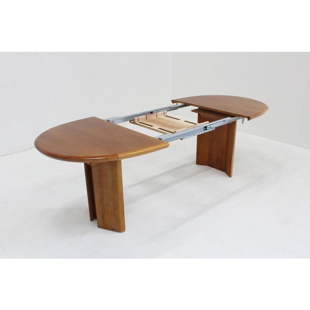 Vintage Oval Extendable Dining Table, 1960s For Sale - Image 6 of 8