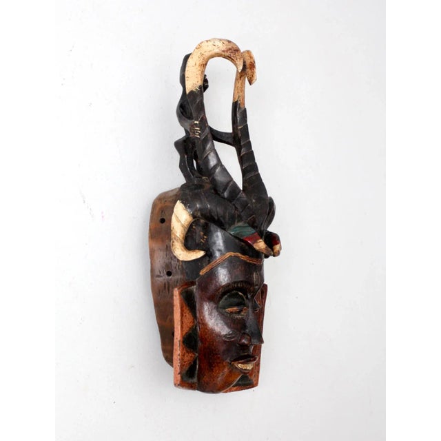 Vintage African Guro Tribe Mask For Sale - Image 4 of 8