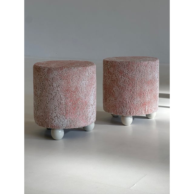 Vintage Poufs, 1970s, Set of 2 For Sale - Image 16 of 16