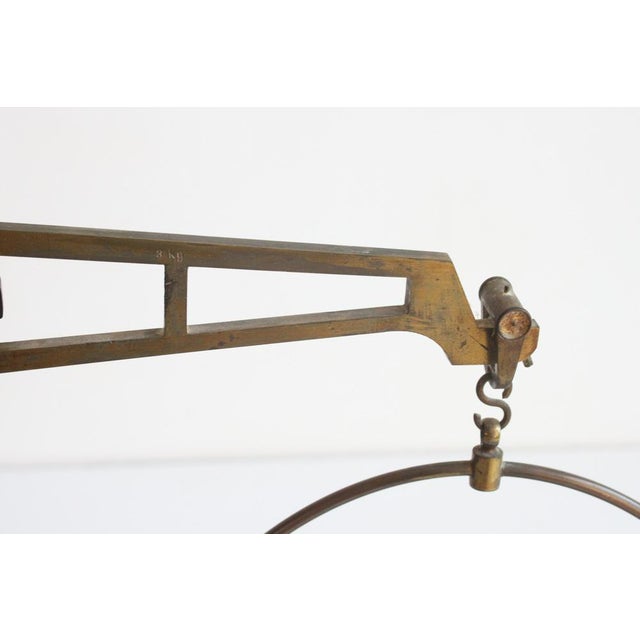 Antique Castiron and Brass Pharmacy Scale, 1900s For Sale - Image 11 of 18