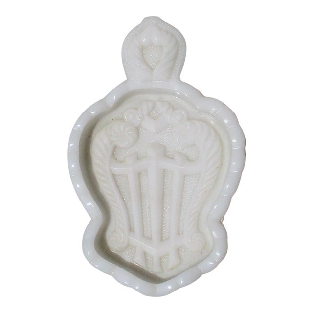 Vintage Imperial Glass Milk Glass Pin Tray 1950s' For Sale