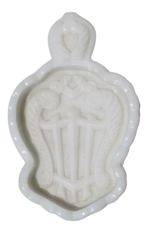 Vintage Imperial Glass Milk Glass Pin Tray 1950s'