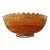 Vintage Imperial Glass Marigold Carnival Windmill Pattern Footed Bowl With Scalloped Edges For Sale