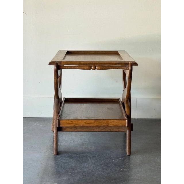 1960s 1960s German Oak Serving Cart/Wagon For Sale - Image 5 of 6