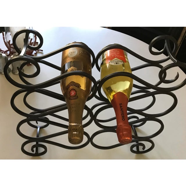 Wrought Iron Hand Wine Rack Chairish