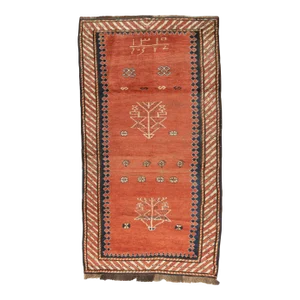 Late 18th Century Antique Caucasian Kazak Rug 3'9'' x 6'10''