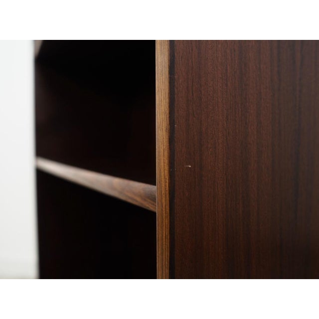 Wood Danish Mahogany Bookcase, 1970s For Sale - Image 7 of 17