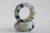 Coastal Blue Terrazzo Mosaic Napkin Rings - Set of 5 For Sale - Image 4 of 4
