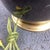 Traditional Pair of Ralph Lauren Gloss Black "Malin Ming" Lamps With Cream Coolie Shades and Brass Bases For Sale - Image 3 of 11