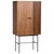 Walnut Array Highboard 80 by Says Who For Sale - Image 16 of 16