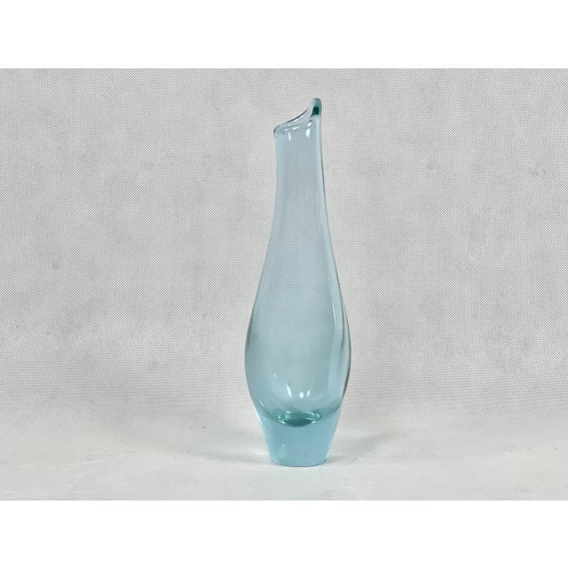 Art Glass Vas attributed to Miloslav Klinger for Železný Brod, 1960s For Sale - Image 6 of 6