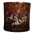 Vintage Chinese Huali Rosewood Brush Pot | Mother-of-Pearl Inlaid Bird & Flower Motif For Sale