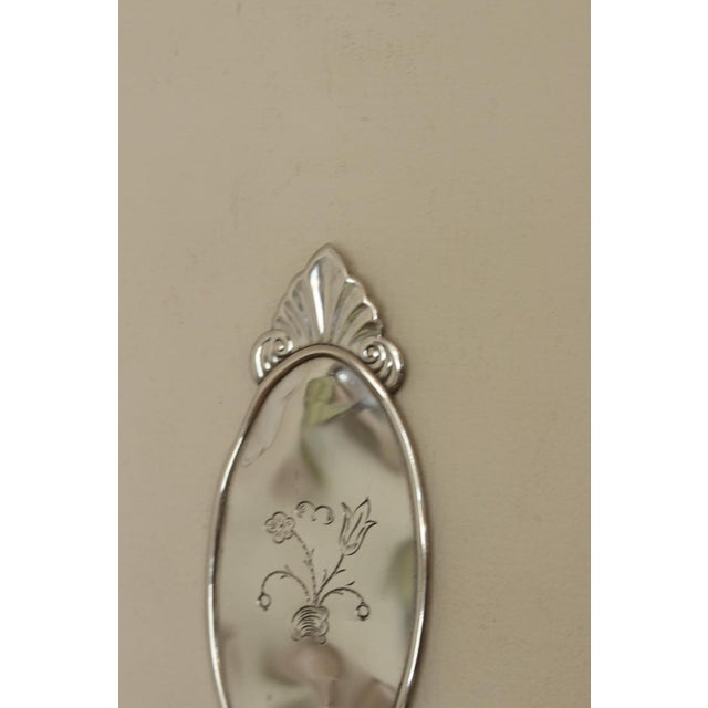 Silver Mid-Century Swedish Pewter Sconces by Svenskt Tenn, Set of 2 For Sale - Image 8 of 15
