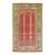 Antique Zabihi Collection Angora Oushak Scroll Prayer Rug - 3'9" x 5'10" For Sale