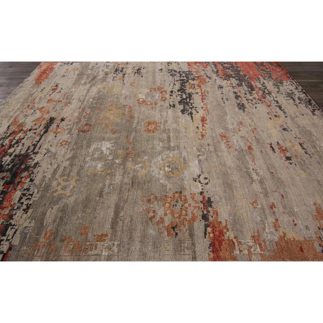 21st Century Contemporary Indian Rug For Sale In New York - Image 6 of 8