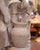 Mid-Century French Cast Stone Garden Figure of Woman at Well on Fluted Pedestal For Sale - Image 11 of 13