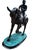 French Bronze Horse and Jockey Statue, 20th Century For Sale - Image 3 of 11