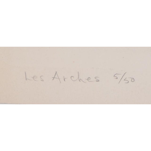 Sylvia Carewe, Les Arches, Lithograph For Sale - Image 5 of 6