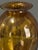 Mid-Century Modern Vintage Art Glass Attributed Murano Amber Original Label "Made in Italy" Vase For Sale - Image 3 of 7