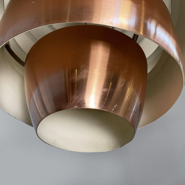 Mid-Century Modern Italian Copper 1231 Pendant from Stilnovo, 1960s For Sale - Image 12 of 18