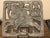 1970s Mid-Century Folk Art Cast Metal Wall Relief Plaque - Slavic Rider & City Silhouette For Sale - Image 5 of 5