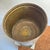 Late 20th Century Traditional Hammered Copper Banded Brass Planter or Wastebasket For Sale - Image 5 of 12