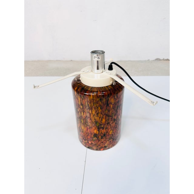 Mushroom Table Lamp in Marbled Glass from Peill & Putzler, Germany, 1970s For Sale - Image 13 of 18