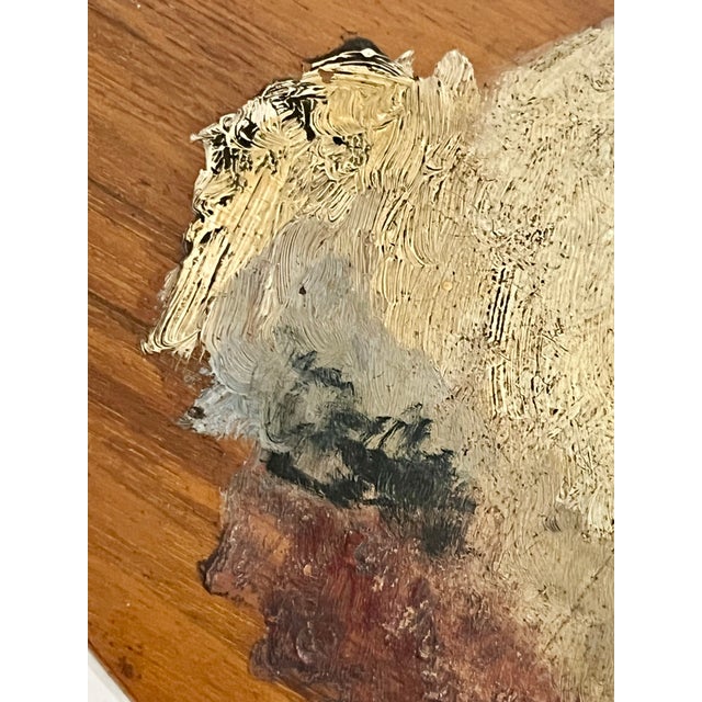 Mid 19th Century Antique French 19th Century Artist Palette Painting After Edouard Bisson For Sale - Image 5 of 13