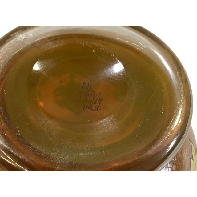 Fritz Heckert Art Nouveau Iridescent Art Glass Vase For Sale In Chicago - Image 6 of 6