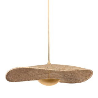 Hudson Valley Lighting Shiloh 51.75 in. 1 Light Pendant in Vintage Gold Leaf Finish For Sale