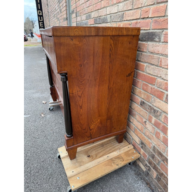 Mid 19th Century 19th Century Biedermeier Walnut Chest of Drawers For Sale - Image 5 of 7