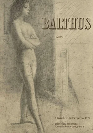 1978 Balthus Claude Bernard Gallery Poster
