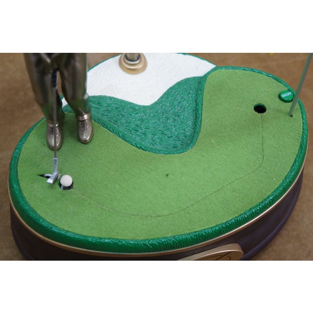 Vintage King American Animated Golf Putter 18th Hole for Birdie Table Lamp 19" For Sale - Image 11 of 16