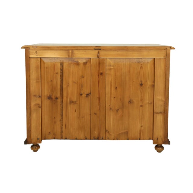 Brown Colonial Style Duck Painted Pine Dresser For Sale - Image 8 of 9