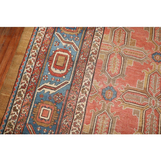 3rd quarter of the 19th century Persian Bakshaish Large Room size tribal rug Measures: 12'4" x 14'7'.
