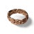 Traditional 14K White Gold Byzantine Style Classic Wedding Ring Band Estate For Sale - Image 3 of 3