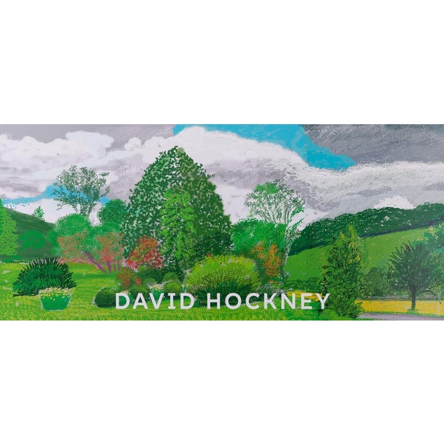 David Hockney (1937) A Year in Normandy: On the Hill Original color poster On wove paper, 100 x 58 cm (approx. 39 x 23...