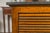 Brown French 1870s Napoleon III Walnut Bedside Table with Stone Top and Tambour Door For Sale - Image 8 of 12