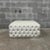 Stunning large chesterfield stool / coffee table in white velvet. We've wicked this up using crystal buttons to give it...