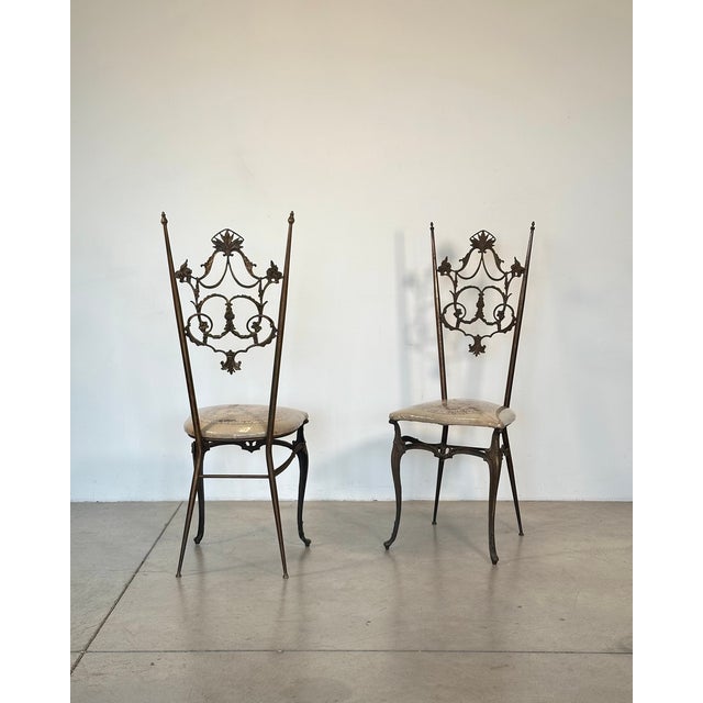 Bronze Chairs, 1960s, Set of 2 For Sale - Image 3 of 16