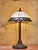 Vintage Desk Lamp With Frosted Glass Shade and 2 Pull Chain Switches For Sale In Washington DC - Image 6 of 12