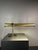 Mid-Century Modern Brass Tubular Desk Lamp by Göran Pehrson for Ateljé Lyktan, Sweden, 1978 For Sale - Image 3 of 18