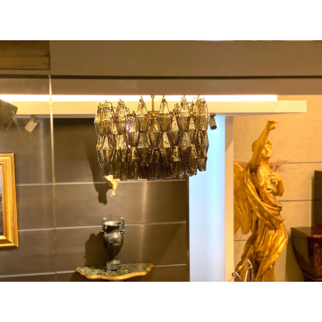 Vintage Chandelier in Murano Glass by Carlo Scarpa, 1990 For Sale - Image 3 of 5