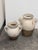 Tuscan Pottery Barn Tuscan Handcrafted Terracotta Double-Handled Urns, Set of Three For Sale - Image 3 of 12