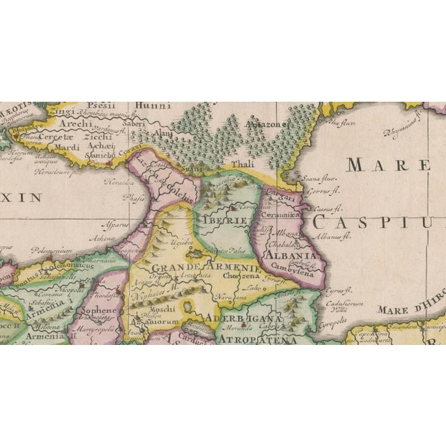 Title: 18th-Century Map of the Eastern Roman Empire by Henri Chatelain, c. 1719 Description: This intricately detailed...