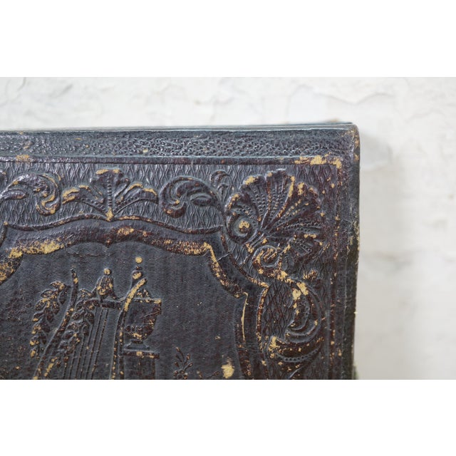 Antique 19th Century Daguerreotype Leather Picture Photo Frame 3.75" For Sale - Image 9 of 13