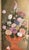 Wood Pair of Monumental Hand-Painted Floral Trompe L’Oeil Architectural Panels, 1980s–90s For Sale - Image 7 of 12