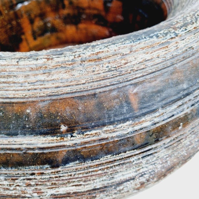 Large Brutalist Ceramic Planter from Magda Szemlér, 1980s For Sale - Image 12 of 14